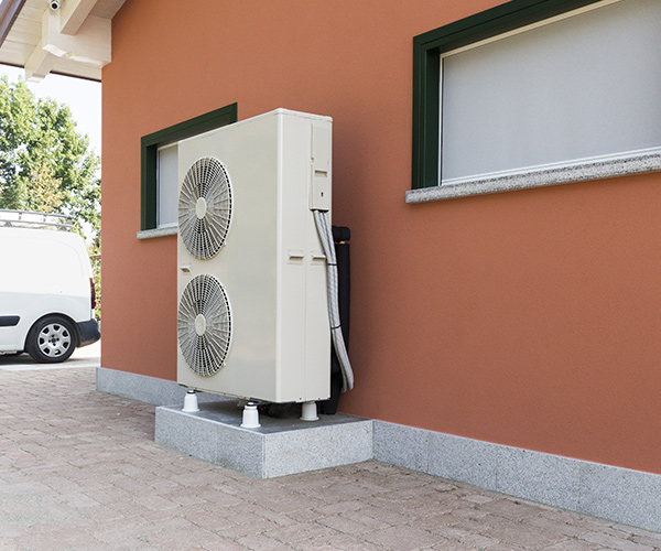 photo of a heat pump