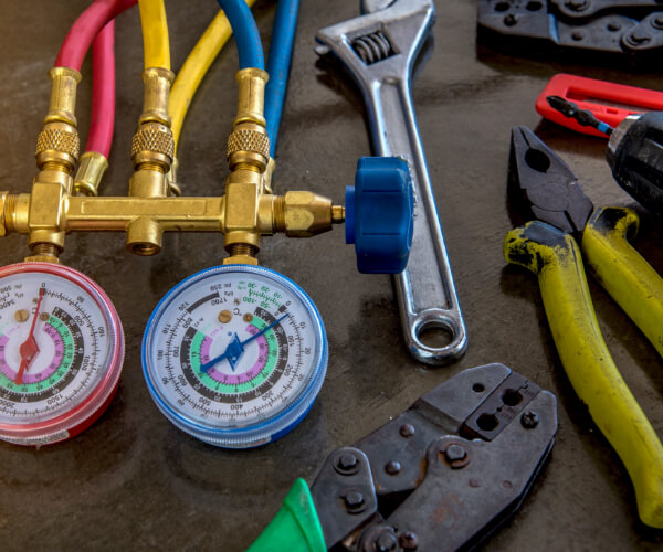 Professional HVAC tools